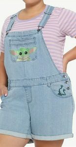 Her Universe Star Wars The Child Denim Overalls